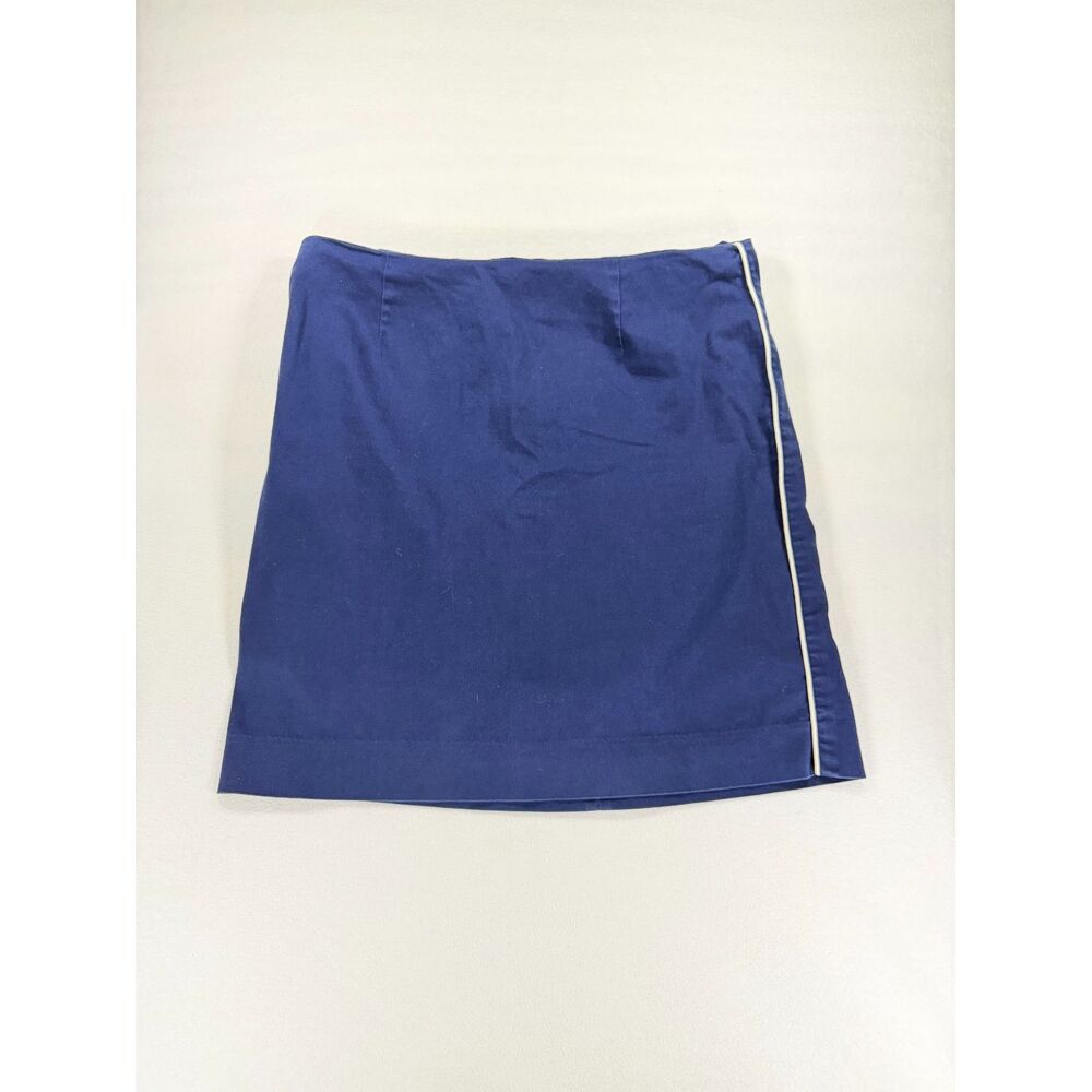 Lauren Ralph Lauren Petite Navy Blue Mini Skirt 10P Sporty Preppy Minimalist